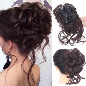 Messy Bun Hair Extension - Brown
