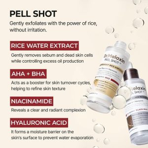 Peel Shot Glow Rice Ampoule Line